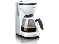 Braun KF 520/1 WH - Drip coffee maker - Ground coffee - 1100 W - White