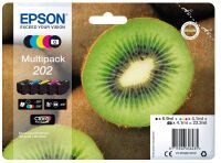 Epson Kiwi Multipack 5-colours 202 Claria Premium Ink - Standard Yield - Pigment-based ink - Dye-based ink - 6.9 ml - 4.1 ml - 1 pc(s)