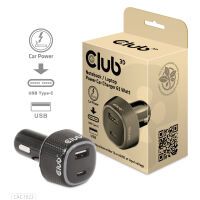 Club 3D Club3D USB KFZ-Ladegerät 1xUSB C, 1xUSB A, 63W,  12/24V retail (CAC-1922)