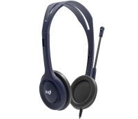 Logitech Wired 3.5MM Headset with Microphone - 5 pack - Headset - Head-band - Calls & Music - Black - Blue - Binaural - 1.3 m