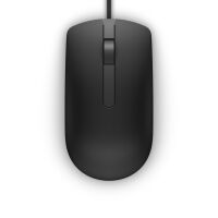 Dell MS116 - Mouse - 1,000 dpi Optical - 2 keys - Black