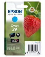 Epson Strawberry Singlepack Cyan 29 Claria Home Ink - Standard Yield - 3.2 ml - 180 pages - 1 pc(s)