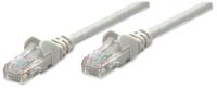 Intellinet Network Patch Cable - Cat6 - 1m - Grey - CCA - U/UTP - PVC - RJ45 - Gold Plated Contacts - Snagless - Booted - Polybag - 1 m - Cat6 - U/UTP (UTP) - RJ-45 - RJ-45 - Grey