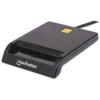 MANHATTAN Smartcard-Lesegerät Chipkartenleser USB extern (102049)