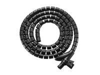Equip Spiral-Kabelschlauch 100cm für Untertischmontage  sw (650867)