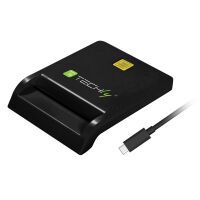 Techly Smart Card USB-CTM Chipkartenleser, USB 2.0, weiß (I-CARD-CAM-USB2TYC)