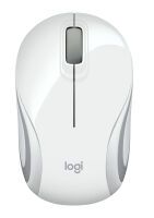 Logitech M 187 cordless Mini Mouse USB white Mäuse PC -kabellos-