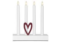 STAR TRADING LED-Fensterleuchter 'Hilma' 4-flammig