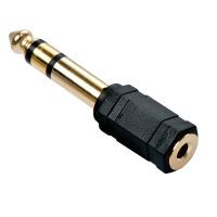LINDY Audioadapter 3.5mm/6.3mm f/m vergoldet (35620)