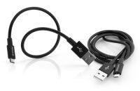 Verbatim Micro USB Cable Sync & Charge 100cm black + 30 cm black Kabel und Adapter -Kommunikation-