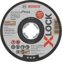 Bosch X-LOCK Trennscheibe 115x1,0 Std f INOX ger. Trennscheiben