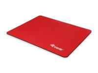 Equip Mouse Pad - Red - Monotone - Nylon,Rubber - Non-slip base