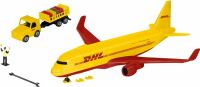 SIKU 1702 DHL Frachtflugzeug mit Zubehör