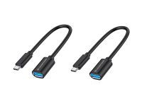 Conceptronic ABBY11B OTG-Adapter für USB-C zu USB-A Kabel und Adapter -Computer-