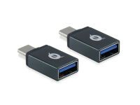 Conceptronic DONN03G OTG-Adapter für USB-C zu USB-A Kabel und Adapter -Computer-