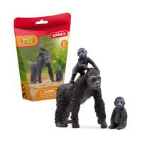 Schleich Wild Life         42601 Flachland Gorilla Familie Schleich
