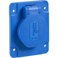 Schneider Electric SCHUKO IP44 65X85MM BLAU (PKS61B)