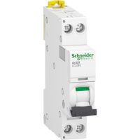 Schneider Electric A9 IC40N 1PN B 25A 6000A/10KA (A9P44625)