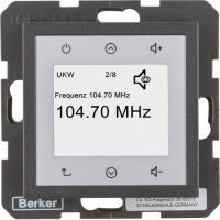 Berker S.1/B.X RADIO DAB+ ANT MATT (29841606 TOUCH RADIO)