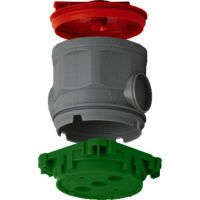 Kaiser Elektrotechnik DECKEN-ABZWEIGD.60MM/3TEILIG (1265-50 DADB 2)
