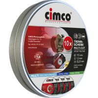 Cimco CUT 115 X 1,2MM  (1PA=10STK) (TRENNSCHEIBE  MULTI-)