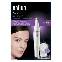 Braun Face 810 - White - 10 tweezers - Cheeks,Chin,Forehead - 0.02 mm - 138 g - 57 mm