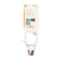 Nedis CAT6-Netzwerkkabel / RJ45 Stecker / RJ45 Stecker / S/FTP / 0.25 m / Rund / LSZH / Weiss / Label