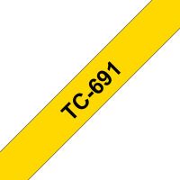 Brother Labelling Tape 9mm - Black on yellow - TC - Black - Brother - P-touch PT2000 - PT3000 - PT500 - PT5000 - PT8E - 9 mm