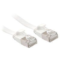 LINDY Patchkabel Cat6A U/FTP Flachband weiß 5.00m (47544)