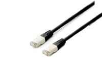 Equip Cat.6A Platinum S/FTP Patch Cable - 10m  - Black - 10 m - Cat6a - S/FTP (S-STP) - RJ-45 - RJ-45 - Black