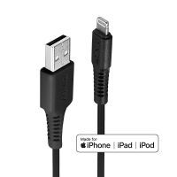 LINDY USB an Lightning Kabel schwarz 0.5m (31319)