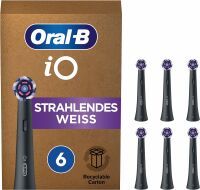 Oral-B Aufsteckbürsten iO Radiant White 6er FFU schwarz