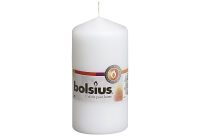 BOLSIUS Stumpenkerze 12x5,8cm weiß - 10 Stück