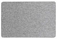 ZELLER PRESENT Tischset Filz 45x30cm grau - 12 Stück