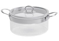 MASTRAD Kochtopf Glas Ø24cm 5l mGD