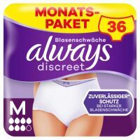 ALWAYS DISCREET PANTS+ MEDIUM 36ST