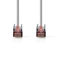 Nedis CAT6-Netzwerkkabel / RJ45 Stecker / RJ45 Stecker / S/FTP / 3.00 m / Rund / LSZH / Grau / Label