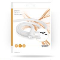 Nedis Kabelmanagement / Hülse / 1 Stück / max. Kabeldicke: 30 mm / Nylon / Weiss
