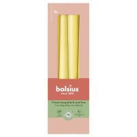 Multipack BOLSIUS Spitzkerze 24,5x2,4cm gelb 4St - 8 Stück