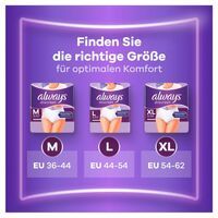 Always Discreet Inkontinenz-Höschen Für Frauen, L, 9 Stück