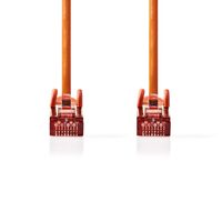 Nedis CAT6-Netzwerkkabel / RJ45 Stecker / RJ45 Stecker / S/FTP / 5.00 m / Rund / LSZH / Orange / Label