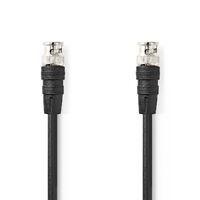 Nedis BNC-Videokabel / BNC-Stecker / BNC-Stecker / Vernickelt / 75 Ohm / 1.00 m / Rund / PVC / Schwarz / Label