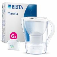 BRITA Marella Cool weiß + 6 Maxtra Pro All-In-1