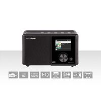Telestar DIRA M11i+ Kompaktes Multifunktionsradio EWF DAB+ / FM / Internet / Bluetooth