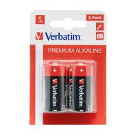Verbatim C Alkaline Batteries - Single-use battery - Alkaline - 1.5 V - 2 pc(s) - Multicolor - 26.2 mm