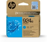 HP EvoMore 4K0U7NE Tintenpatrone cyan No. 924e Druckerpatronen