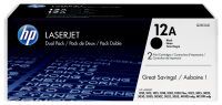 HP Toner Q 2612 AD Doppelpack schwarz No. 12 A Toner