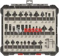 Bosch Fr?sersatz 30 pcs Mixed 8mm shank| 2607017475