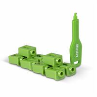 LINDY SFP Port Schlösser grün, 10 Stck + 1 Schlüssel (47912)
