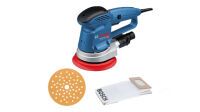 Bosch GEX 34-150 Professional - Random orbital sander - Velcro - Black - Blue - Grey - Red - 4500 RPM - 12000 RPM - 9000 OPM
